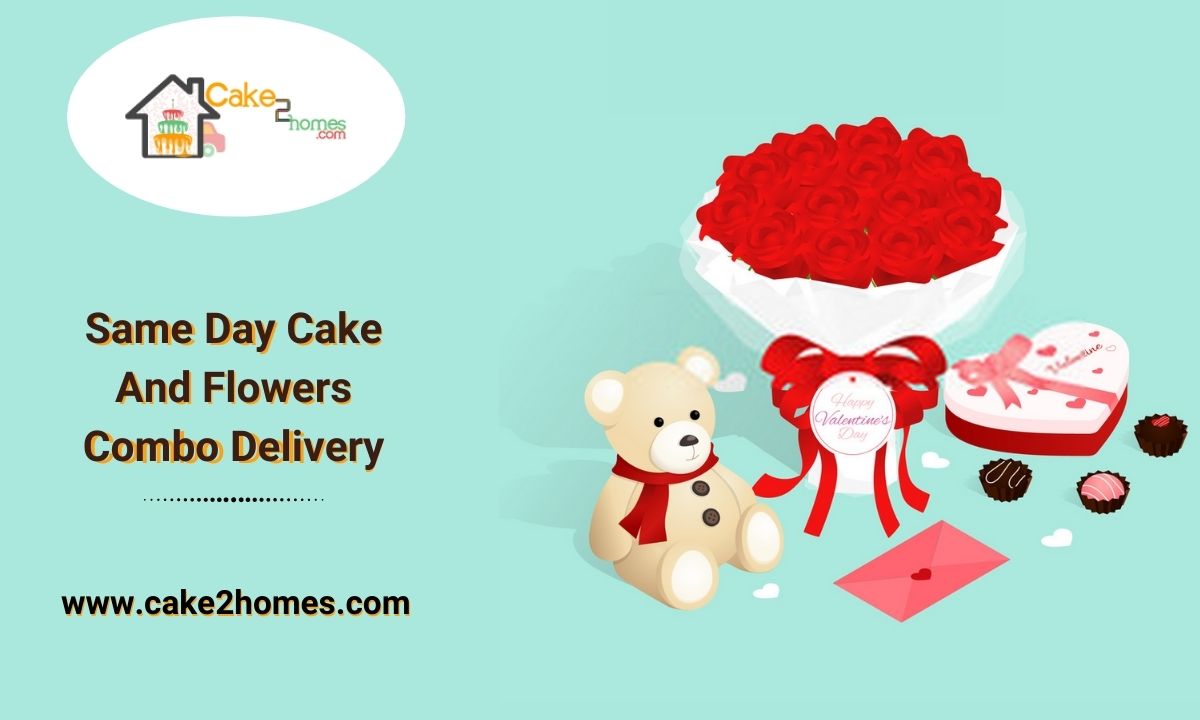 Same Day Cake And Flowers Combo Delivery In Chennai