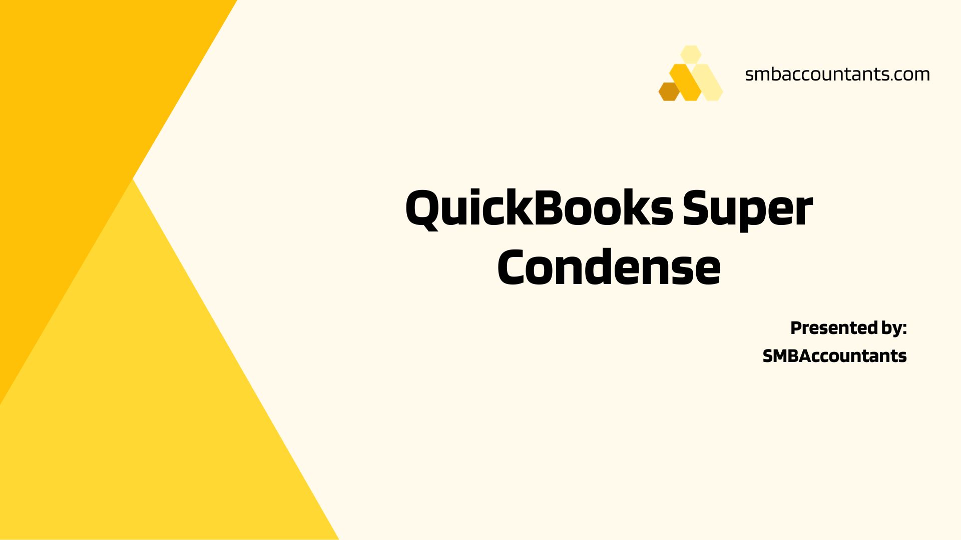 QuickBooks Super Condense Service: Streamline Your Financial Data