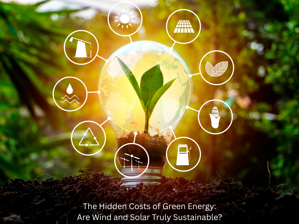 The Hidden Costs of Green Energy: Are Wind and Solar Truly Sustainable? The Hidden Costs of Green Energy: Are Wind and Solar Truly Sustainable?